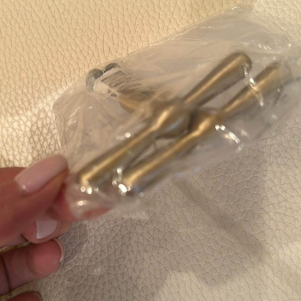 Anthropologie Sofia Knobs Set of 2 brushed Gold NWT - Picture 3 of 5